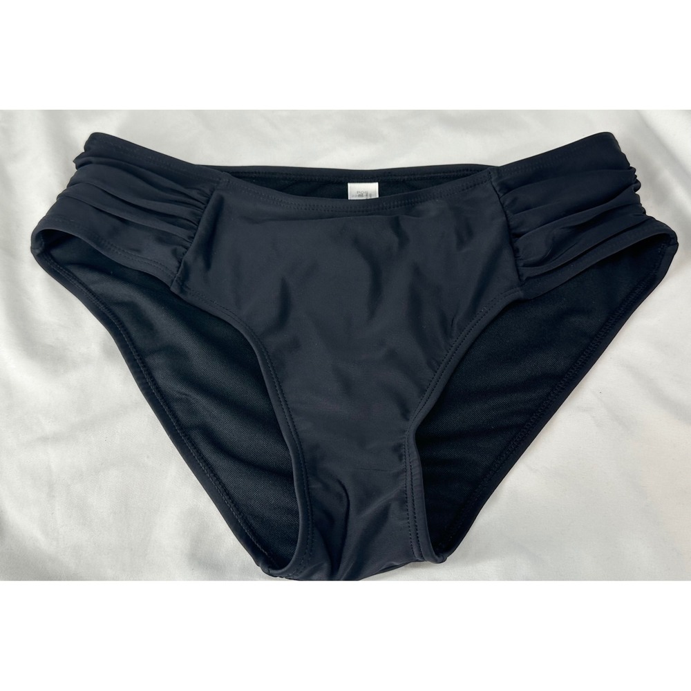 Tempt Me High Rise Black Women's Bikini Bottom Sz large